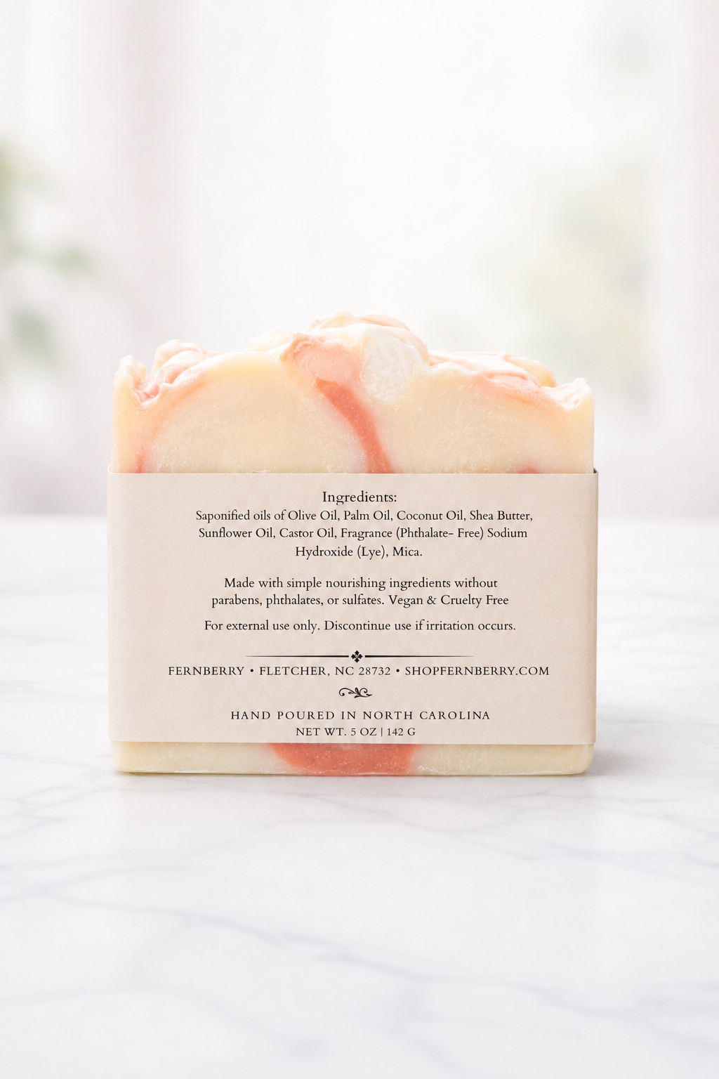 Orange & Patchouli | 5 oz. Handcrafted Vegan Soap