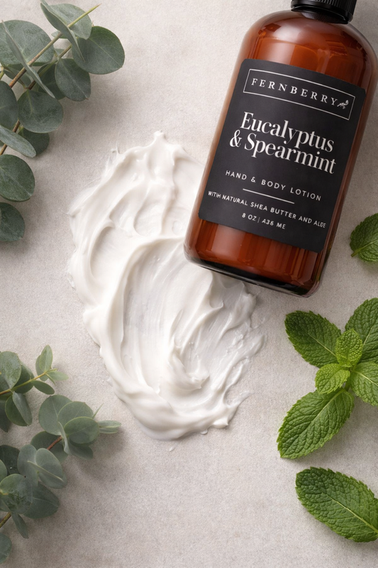 Eucalyptus & Spearmint | Hand + Body Lotion | 8 oz.