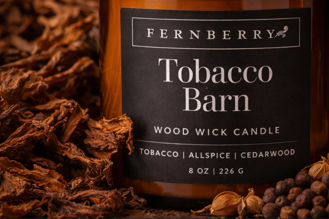 Tobacco Barn | 8oz Wood Wick Candle
